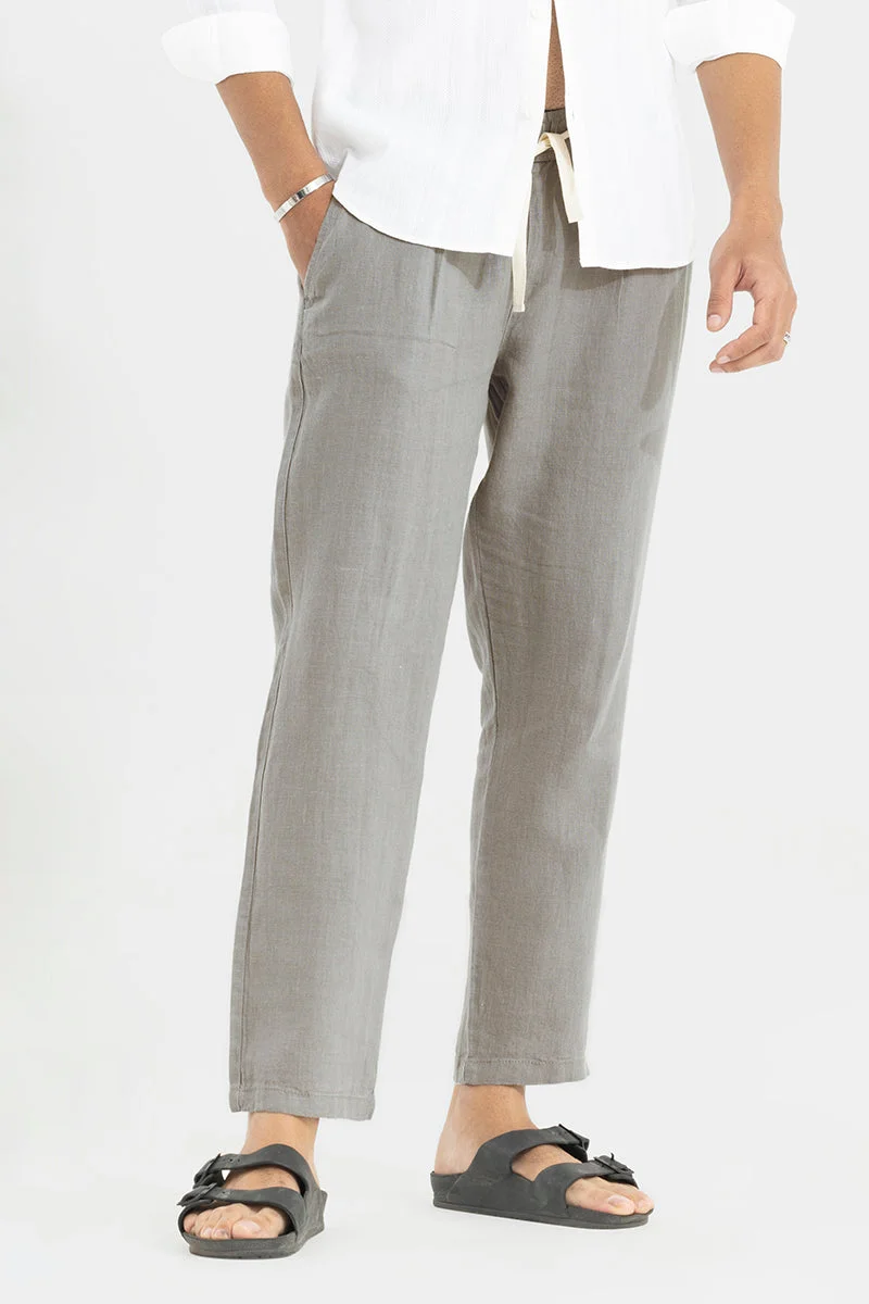 SNITCH Ace Grey Linen Pant